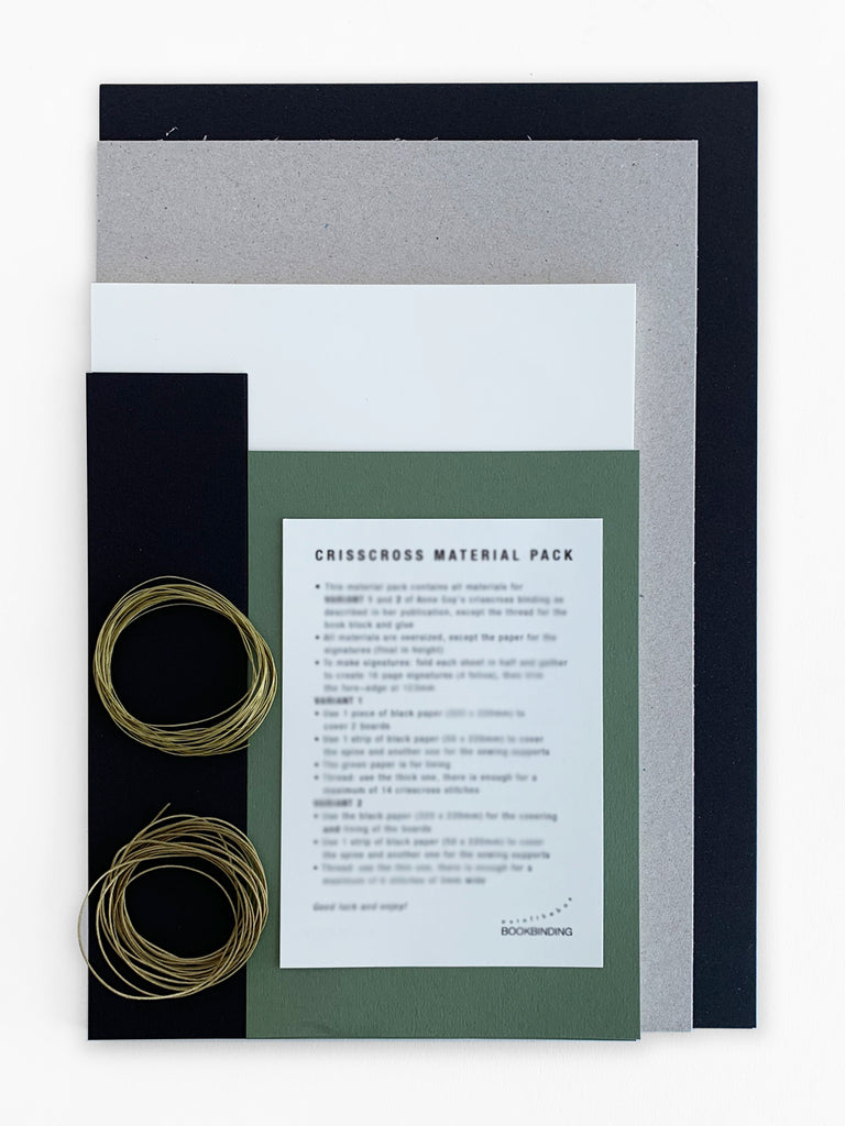 Material pack: Crisscross binding