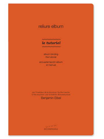 Printed tutorial: Elbum binding