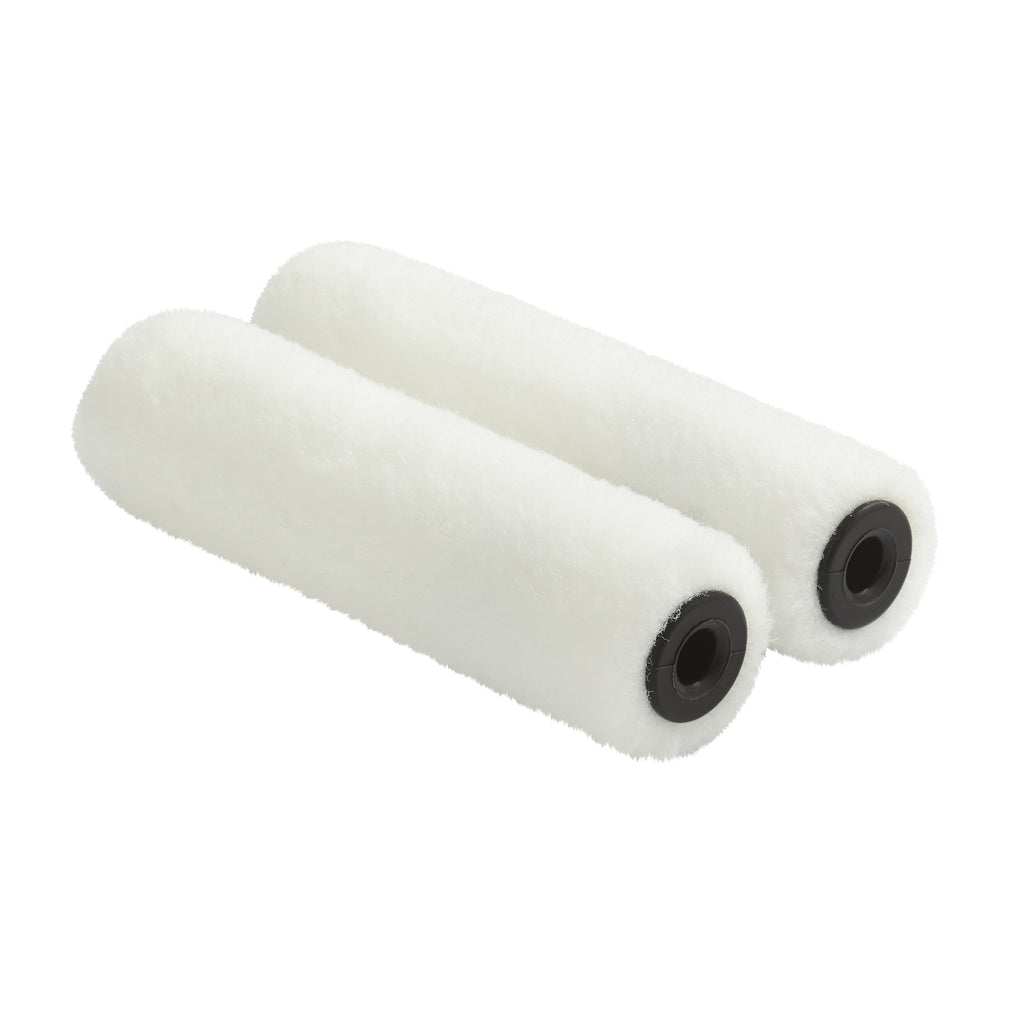 TRUSCO Adhesive Roller for Clean Rooms 12 inch Handle Adhesive Roller White  with 1 Roll and 2 Bags Included / 65-1985-38